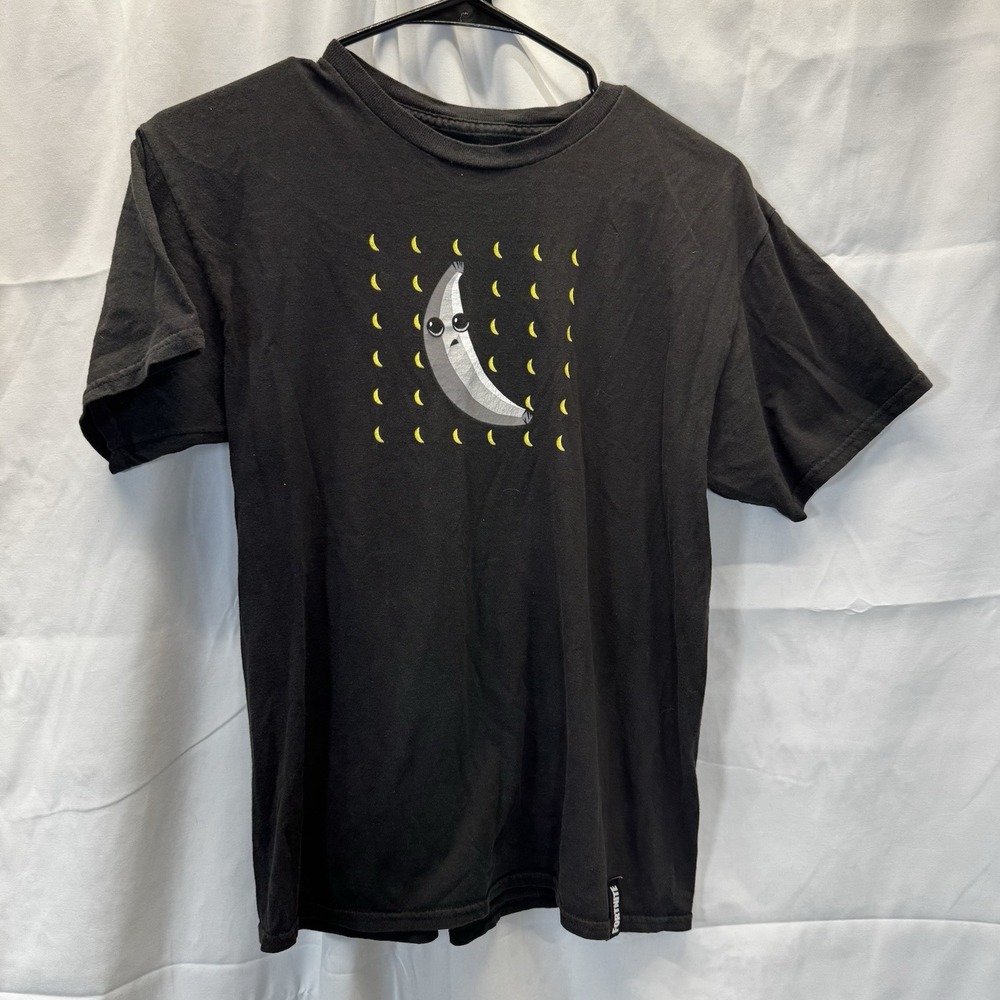 Fortnite T-Shirt Black‎ Short Sleeve Peely Bananas Unisex Kids XXL 18